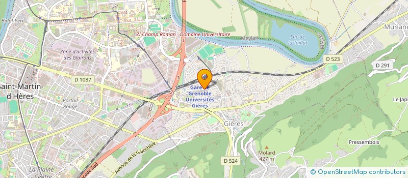 localisation de l'entreprise KRISHNA CORPORATION  GIERES