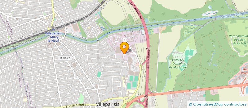 localisation de l'entreprise KRISHNAR  VILLEPARISIS