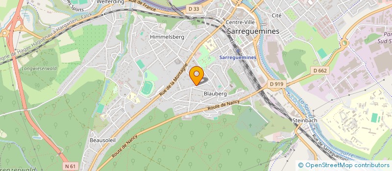 localisation de l'entreprise KRISKAT 2 à SARREGUEMINES
