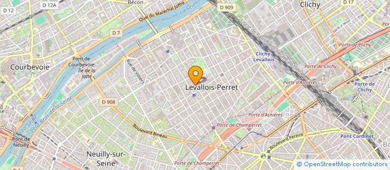 localisation de l'entreprise KRISPY FV à LEVALLOIS-PERRET