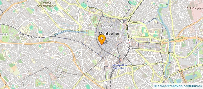 localisation de l'entreprise KRISPY'S à MONTPELLIER