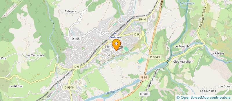 localisation de l'entreprise KRISPYJO  EMBRUN