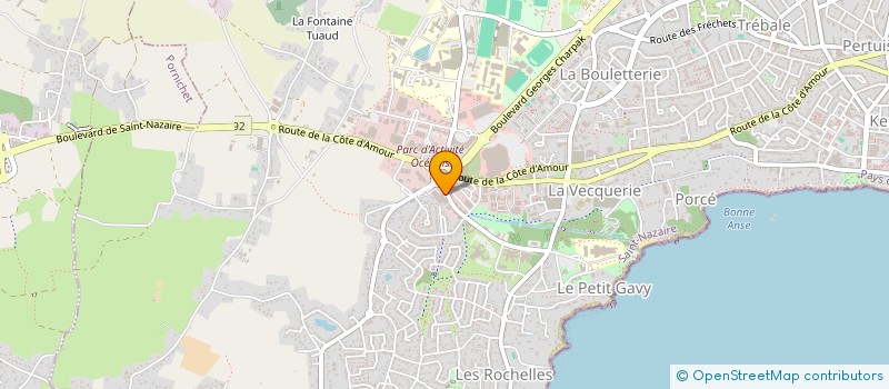 localisation de l'entreprise KRISS LAURE à SAINT-NAZAIRE