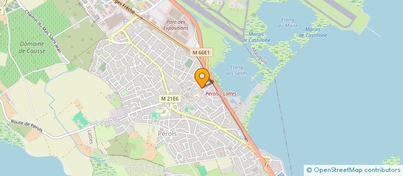 localisation de l'entreprise KRISSCORP à PEROLS