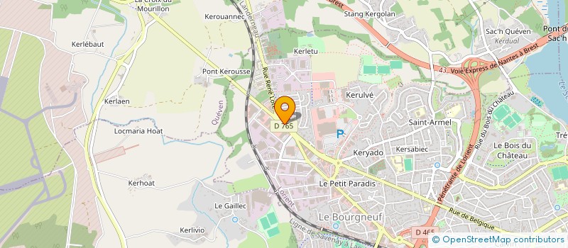 localisation de l'entreprise KRISSYMA à LORIENT