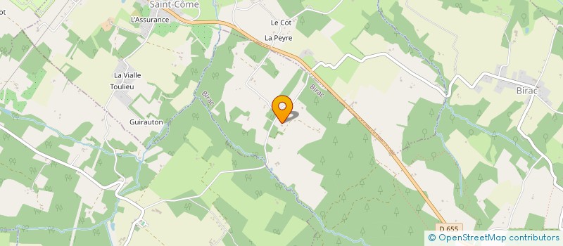 localisation de l'entreprise KRISTAL DESIGN'  LIGNAN-DE-BAZAS