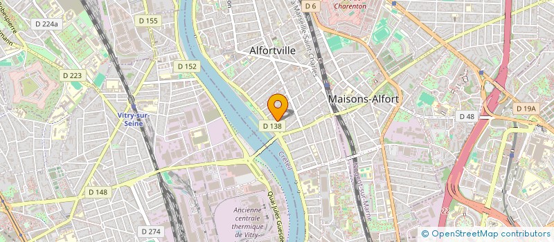 localisation de l'entreprise KRISTALIA EVENTS à ALFORTVILLE