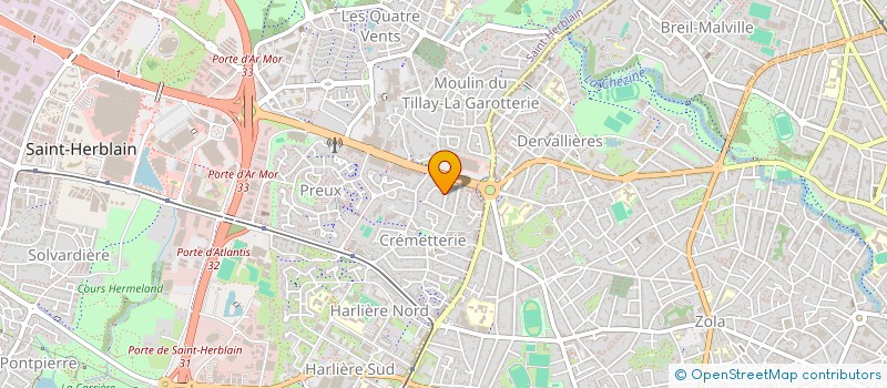 localisation de l'entreprise KRISTALZIK à SAINT-HERBLAIN
