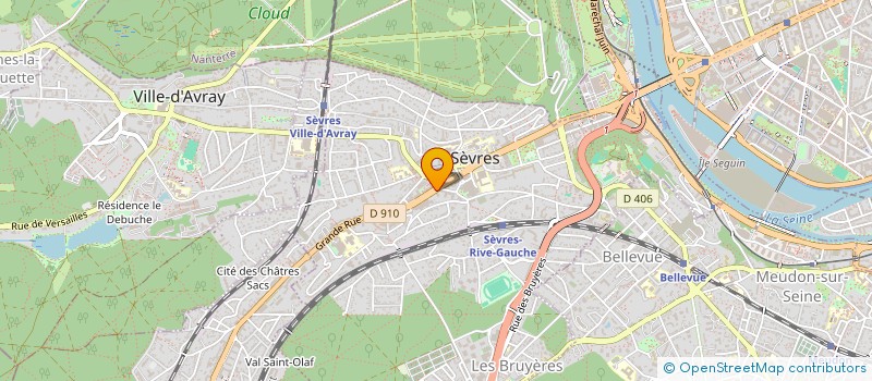 localisation de l'entreprise KRISTECH à SEVRES