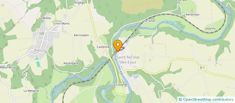 localisation de l'entreprise KRISTEN DARTS  PLUMELIAU-BIEUZY