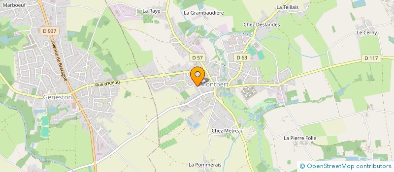 localisation de l'entreprise KRISTINA à MONTBERT