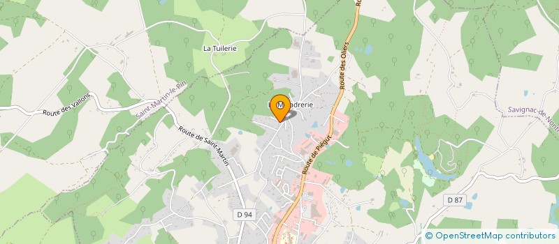 localisation de l'entreprise KRISTIPIN à NONTRON