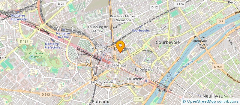 localisation de l'entreprise KRISTO'FINE à COURBEVOIE