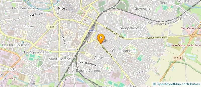 localisation de l'entreprise KRISTOF à NIORT