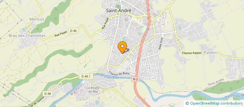 localisation de l'entreprise KRISTOFINES à SAINT-ANDRE