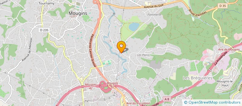 localisation de l'entreprise KRISTYS à MOUGINS