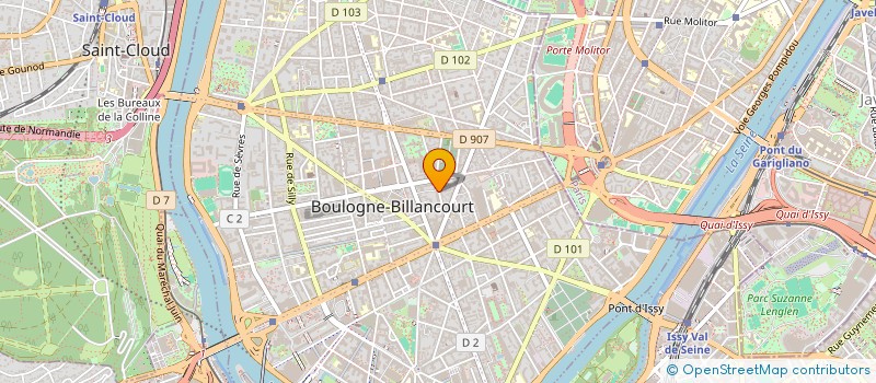 localisation de l'entreprise KRITERIA  BOULOGNE-BILLANCOURT