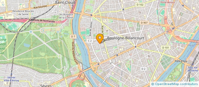 localisation de l'entreprise KRITZ à BOULOGNE-BILLANCOURT