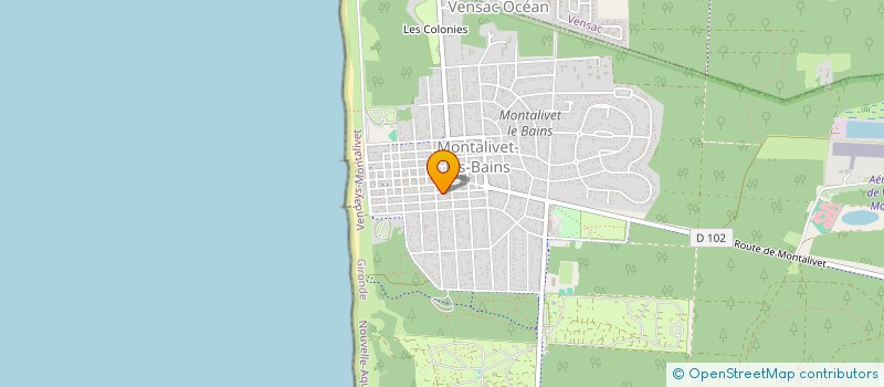 localisation de l'entreprise KRIZALID - LFC  VENDAYS-MONTALIVET