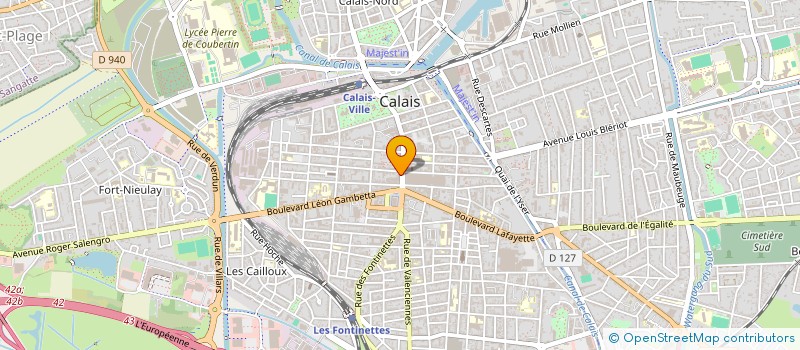 localisation de l'entreprise KRKZ  CALAIS