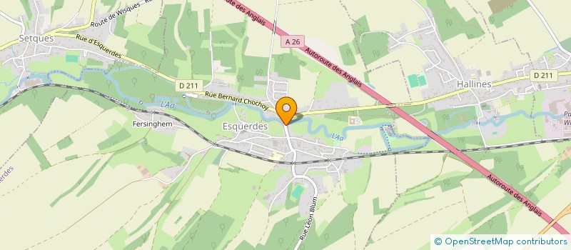 localisation de l'entreprise KRL  ESQUERDES