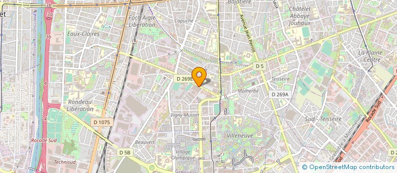 localisation de l'entreprise KRM à GRENOBLE