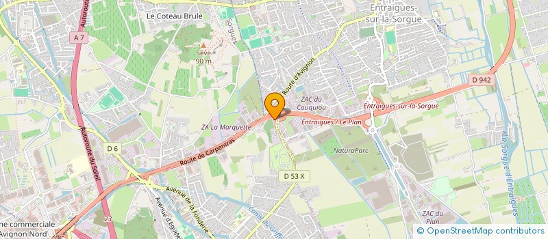 localisation de l'entreprise KRM AUTO  VEDENE