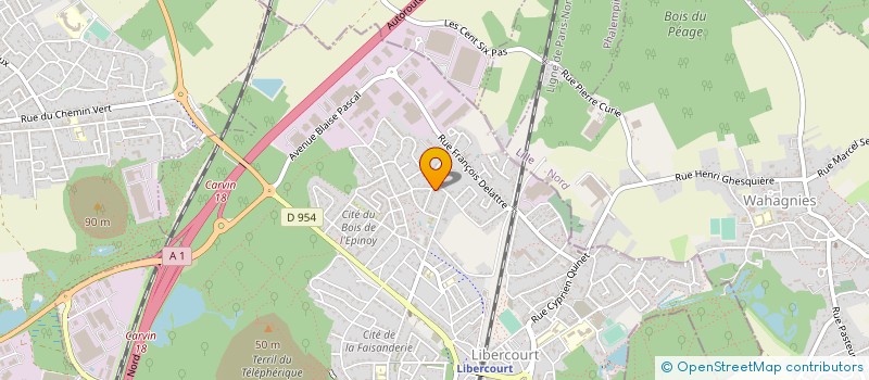 localisation de l'entreprise KRM IMPORT-EXPORT  LIBERCOURT