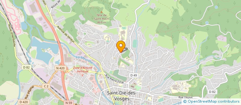 localisation de l'entreprise KRM ISOLATION  SAINT-DIE-DES-VOSGES