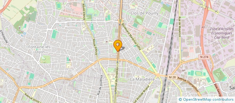 localisation de l'entreprise KRM PRESSE à DIJON