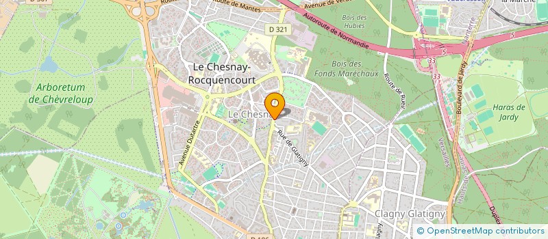 localisation de l'entreprise KRM SAYON TRANSPORTS à LE CHESNAY-ROCQUENCOURT