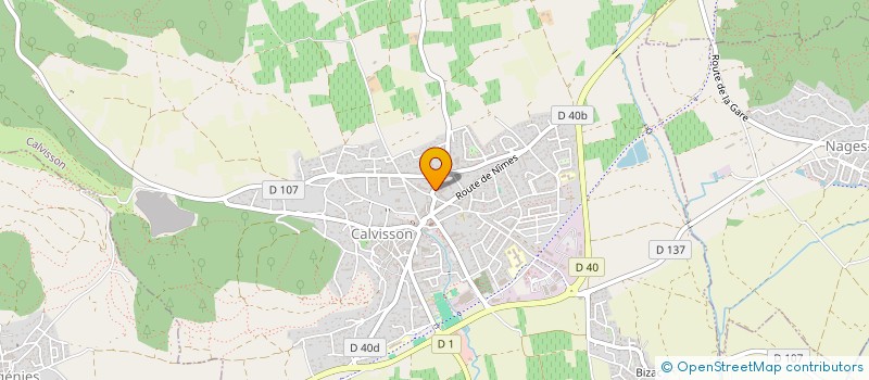 localisation de l'entreprise KRN EXPRESS à CALVISSON