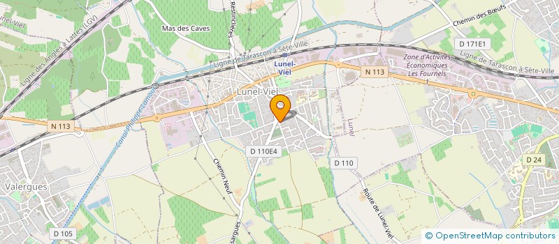 localisation de l'entreprise KRN FACADES à LUNEL-VIEL