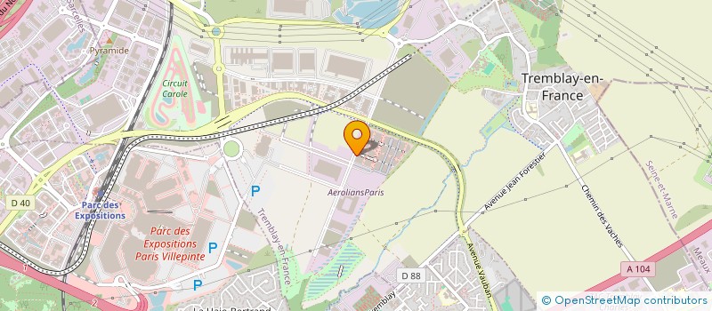 localisation de l'entreprise KRN IMPEX à TREMBLAY-EN-FRANCE