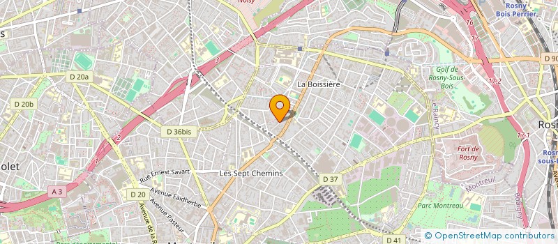 localisation de l'entreprise KRNGEVO  MONTREUIL