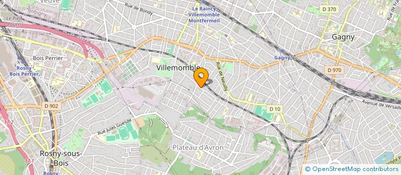 localisation de l'entreprise KROES JEAN à VILLEMOMBLE