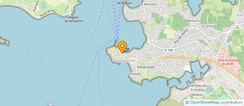 localisation de l'entreprise KROG E BARZ  ARZON