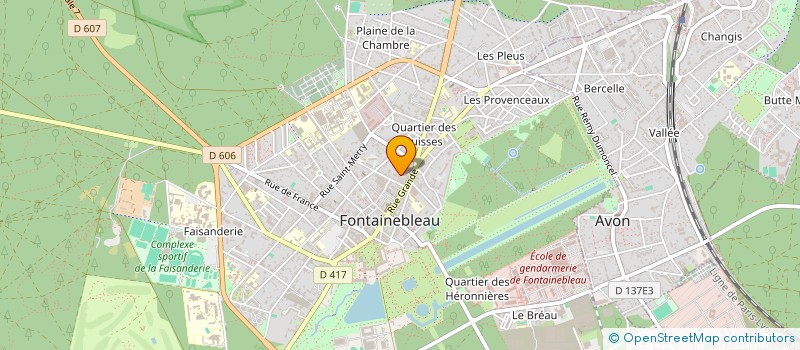 localisation de l'entreprise KROGER TRADE  FONTAINEBLEAU