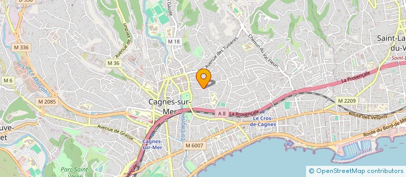 localisation de l'entreprise KROKROTECH  CAGNES-SUR-MER