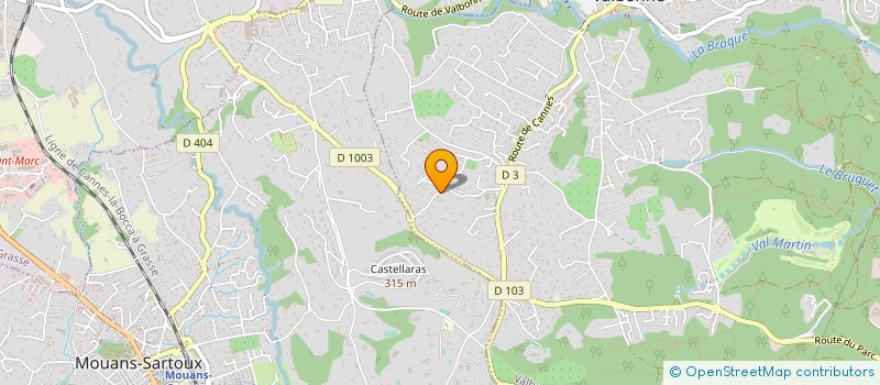 localisation de l'entreprise KROL  VALBONNE