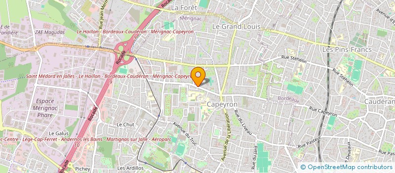 localisation de l'entreprise KROL  MERIGNAC