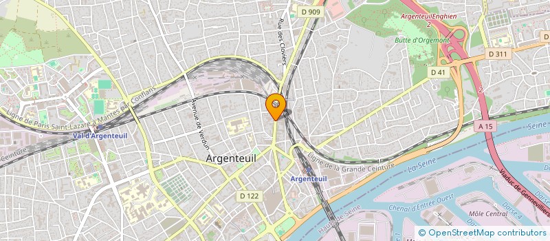 localisation de l'entreprise KROL BAT à ARGENTEUIL