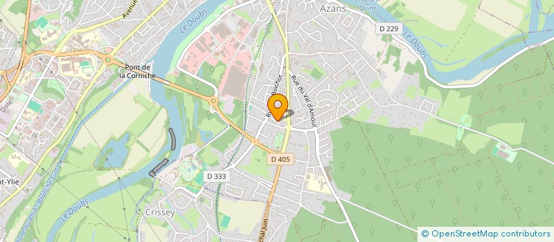 localisation de l'entreprise KROL-CARON IMMOBILIER à DOLE
