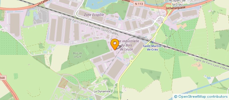 localisation de l'entreprise KROLS INVEST à SAINT-MARTIN-DE-CRAU
