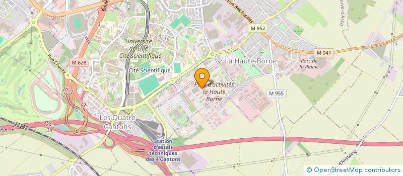 localisation de l'entreprise KROMA 12  VILLENEUVE-D'ASCQ