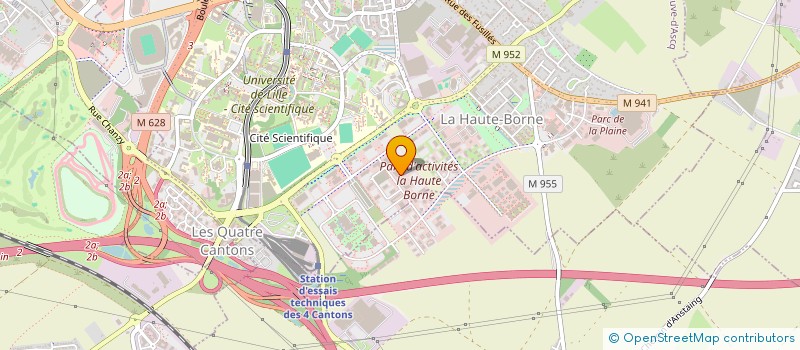 localisation de l'entreprise KROMA 2  VILLENEUVE-D'ASCQ