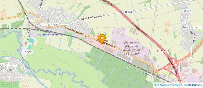 localisation de l'entreprise KROMADIF  MOMMENHEIM