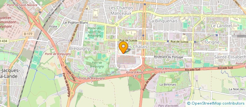 localisation de l'entreprise KROMATE  RENNES