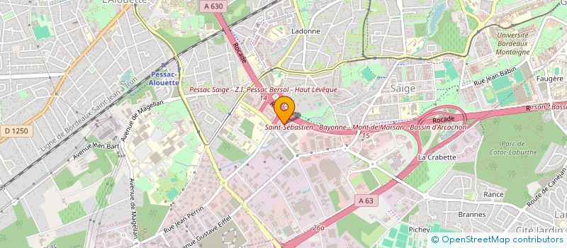 localisation de l'entreprise KROME à PESSAC