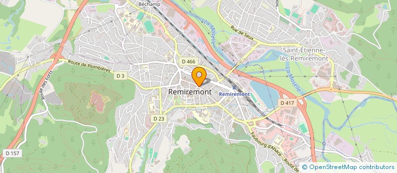 localisation de l'entreprise KROMMENACKER à REMIREMONT